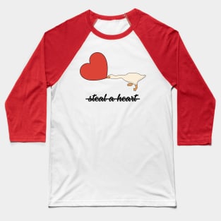 Untitled Goose Game - Valentine's Day Baseball T-Shirt